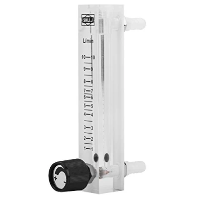 Immagine di Misuratore di portata del gas, LZQ 7 Flussometro 1 10LPM con valvola controllo per ossigeno/aria/gas