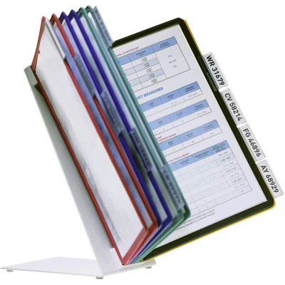 Immagine di Durable Piedistallo per pannello espositivo VARIO TABLE 10 5570 Rosso, Giallo, Verde, Blu, Nero DIN A4 Numero di display inclusi