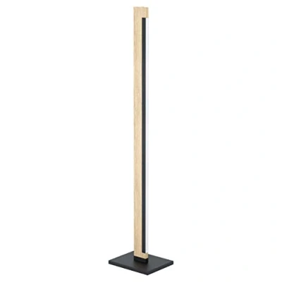 Immagine di Eglo Camacho Lampada a Stelo, Nero/Marrone
