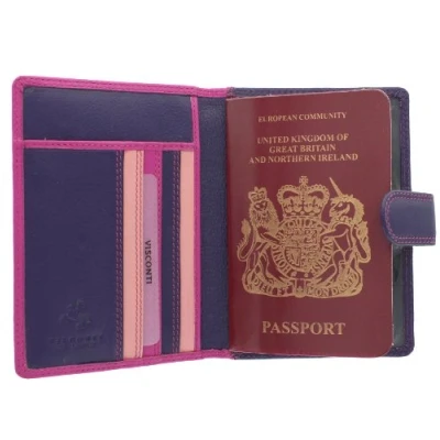 Immagine di VISCONTI Rainbow Collection Pelle SUMBA Titolare del passaporto RB75 RFID Bacca Multi