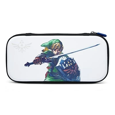 Immagine di Custodia sottile PowerA per Nintendo Switch modello OLED, o Lite Master Sword Defense