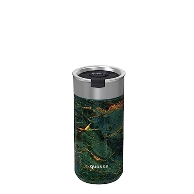 Immagine di Quokka BOOST GREENSTONE BICCHIERE TERMICO IN ACCIAIO INOX PER CAFFÈ 400 ML