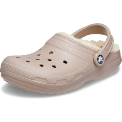 Immagine di Crocs Classic Lined Clog, Zoccoli Unisex Adulto, Mushroom/Bone, 46/47 EU