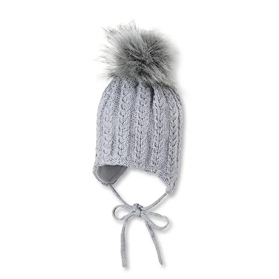 Immagine di Sterntaler Strickmütze Cappello a Cuffia, Mel D39 Argento, 51 Unisex Bimbi