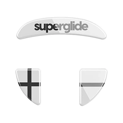 Immagine di Pulsar Gaming Gears Superglide Piedi per mouse più veloci e fluidi realizzati con vetro ultra forte impeccabile, suola super veloce liscia durevole Xtrfy MZ1 Wireless