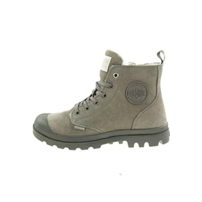 Immagine di Palladium Pampa HI ZIP Stivaletti stringati, Donna, Taglia: 35.5, Cloudburst/charcoal grey Nubuk