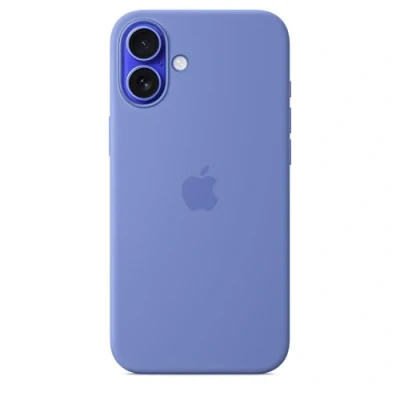 Immagine di Apple Custodia in silicone con MagSafe (Apple iPhone 16 Plus), Cover smartphone, Viola