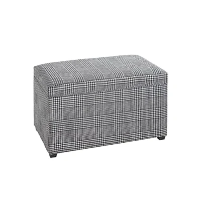 Immagine di HAKU Möbel Sedile toracico, MDF, bianco e nero, L 65 x P 40 A 42 cm