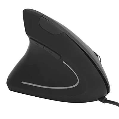 Immagine di Mouse Sinistro Cablato, Verticale, Ottico USB Ergonomico Verticale 800/1200/1600 DPI, Facile da Usare.((Cablato mano sinistra))