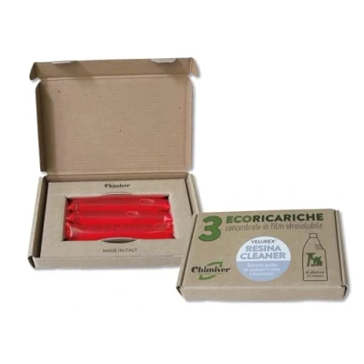 Immagine di Chimiver Kit 3 ECORICARICHE per VELUREX®RESINA CLEANER detergente multiuso la pulizia di pavimenti in resina (3 ecoricariche)