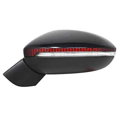Immagine di Finest Folia Strisce Adesive Per Specchietto Retrovisore Auto, Colore Rosso Carminio, Gradiente A Nido D&#039;Ape (Ds010)