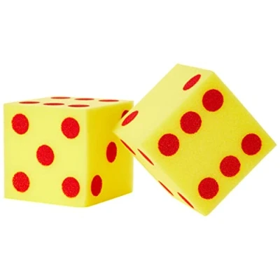 Immagine di Learning Resources Dadi morbidi giganti con puntini (set da 2)