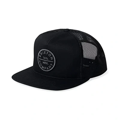 Immagine di BRIXTON Pledge MP Mesh cap Coperchio, Nero/Nero, Taglia Unica Uomo