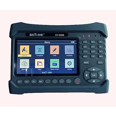 Immagine di Satlink ST 6986 Ricevitore TV Satellitare DVB S/S2/T/T2/C Combo Meter MPEG4 HD H.265 10bits Analizzatore di spettro Digitale Satellite Finder