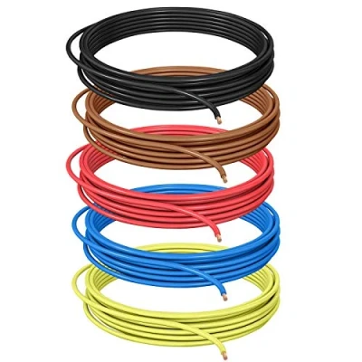 Immagine di DCSk 1mm² 10m Cavo per autoveicoli tipo FLRY B asimmetrico 1 mm² Filo elettrico auto, autocarro, moto, Lunghezza Bobina 10 m, set di 5 colori
