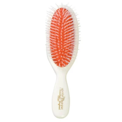 Immagine di Mason Pearson n4 nylon tasca spazzola per capelli, bianco