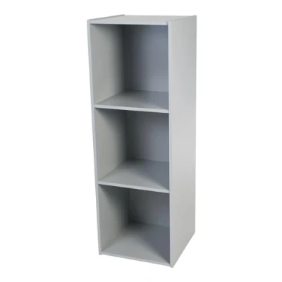 Immagine di Iris Ohyama, Mobili per bambini, Libreria, Organizzatore di giocattoli, 3 ripiani fissi, Multifunzionale, Design, Asilo nido, Camera da letto, Scuola Kids cube shelf KCX Grigio