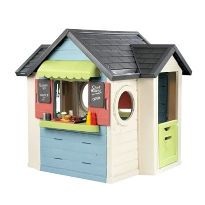Immagine di Smoby Life Chef House, con plastica riciclata, cucina attrezzata, tanti accessori, per bambini dai 2 anni, 7600810407