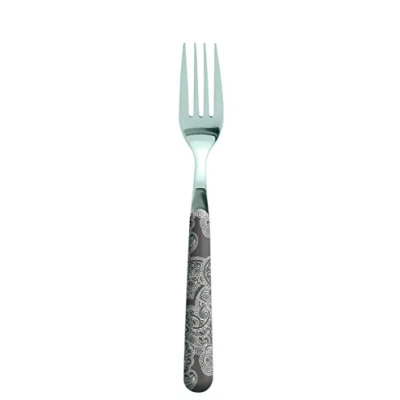 Immagine di Excelsa Enjoy Forchetta Mehndi, Acciaio Inossidabile, Grigio