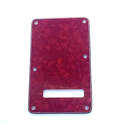 Immagine di Dopro Strat Piastra posteriore per chitarra ST Trem Tremolo, adatta Fender Stratocaster standard USA/Messicano Rosso Perlato
