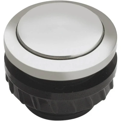 Immagine di Grothe 62061 Tasto per campanello 1 parte Alluminio 12 V/1,5 A