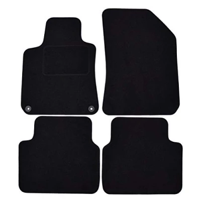 Immagine di J&amp;J Automotive Tappeti Tappetini In Tessuto Velluto Su Misura Adatti Per 308 SW 2014 2021, Set di 4 Pezzi, Anteriore E Posteriore, Antiscivolo