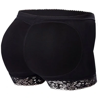 Immagine di Everbellus Dona Mutande Imbottite Boxer Push Up Glutei Nero Small