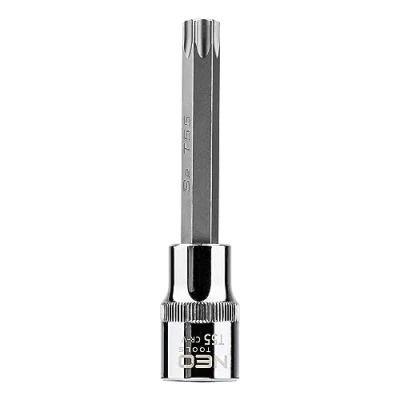 Immagine di NEO TOOLS 08 767 Serie di bussole 1/2 T55 Acciaio al cromo vanadio, per utensili Torx interno