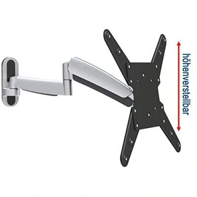 Immagine di Xantron ERGOLINE 442 Supporto da parete regolabile in altezza per monitor TV 26 a 47&quot;, completamente mobile, allungabile, orientabile, inclinabile, girevole