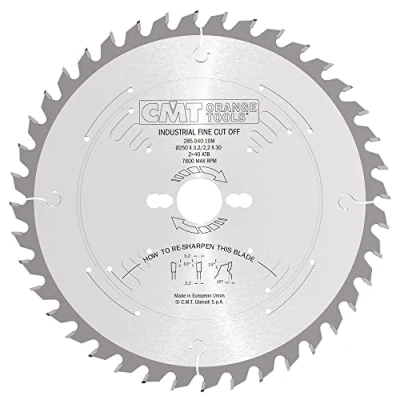 Immagine di CMT 285.048.12R Sierra circular 300x3.2x35 z=48 atb 15 grados