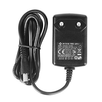 Immagine di Security 01 Adattatore di alimentazione DC 6 V 1 A 1000 mA. connettore 5,5 mm x 2,1 mm, con da 3,5 1,35 4,0 1,7 mm.