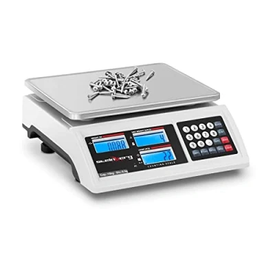 Immagine di Steinberg Systems Bilancia Contapezzi di Precisione SBS ZW 1502 (15 kg / 0,2 g, Batteria 80 h, Plastica ABS, Acciaio Inox)