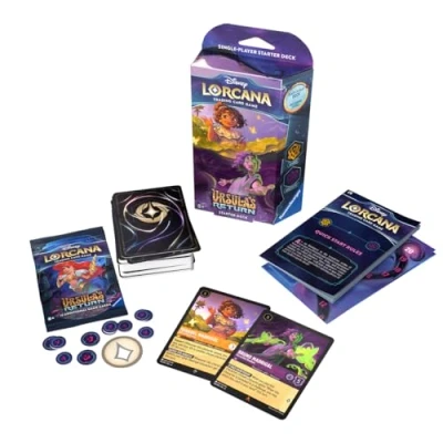 Immagine di Ravensburger Disney Lorcana Trading Card Game: Set 4 Starter Deck A (inglese)