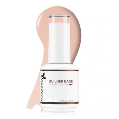 Immagine di Nicedeco 8 in 1 Builder Base Gel Unghie Smalto Semipermanente Nude Ricostruzione Completo (013)15ML