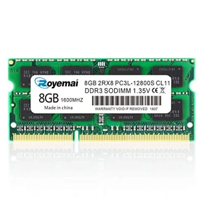 Immagine di 8gb PC3l 12800 DDR3L 1600MHz SODIMM ddr3 pc3 1600 ram Unbuffered Non ECC 1.35V CL11 2Rx8 Dual Rank 204 Pin Computer Portatile Memorie Module Upgrade DUOMEIQI