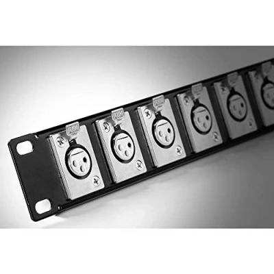 Immagine di Pannello frontale patch box Renkforce XLR, USB, BNC 12 Porte Non classificata 1 U