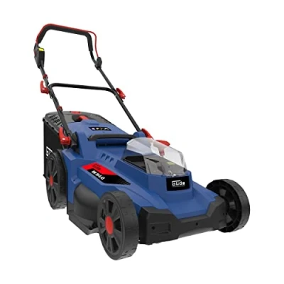 Immagine di Güde Tosaerba a batteria RM 36 0.43 (36 V, Easy Energy Exchange, brushless, falciatura/raccolta/pacciamatura, larghezza di taglio 430 mm, altezza 6 livelli, sacco raccolta erba da 50 l,
