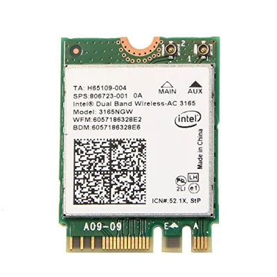 Immagine di Intel 3165 3165NGW 3165AC Dual Band Wireless AC + Bluetooth4.0 Mini NGFF Wifi scheda 802.11 Card