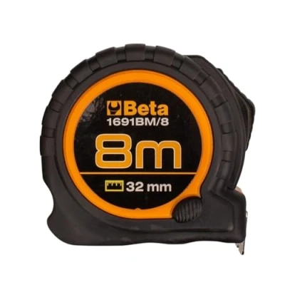 Immagine di Beta 1691BM/8 Flessometro con cassa bimateriale in ABS antiurto