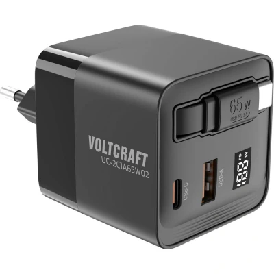 Immagine di VOLTCRAFT UC 2C1A65W02 Caricatore USB Corrente di uscita max. 3 A C®, Num. uscite: x