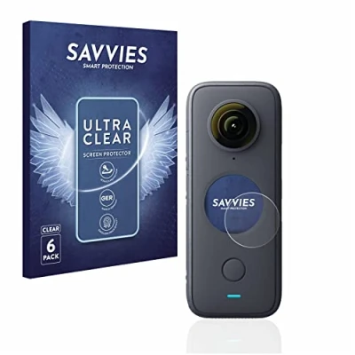 Immagine di savvies (6 Pezzi Pellicola Protettiva per Insta360 One X2 Protezione Schermo Trasparente