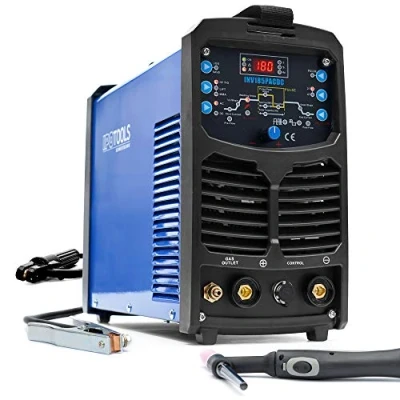 Immagine di IPOTOOLS TIG INV185PACDC Saldatrice con IGBT 180A 230V, a elettrodo MMA 3 in 1, portatile, 7 anni di garanzia