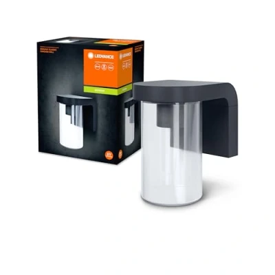 Immagine di LEDVANCE Endurac Classic Cascade 4058075554337 Lampada da parete per esterno E27 Grigio scuro