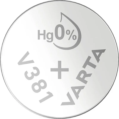 Immagine di Varta SILVER Coin V381/SR55 NaBli 1 Batteria a bottone 381 Ossido dargento 49 mAh 1.55 V pz.