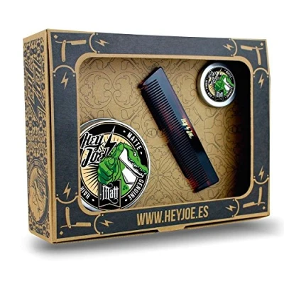 Immagine di HEY JOE Pomata Survival Kit MATT unguento MATE contiene l&#039;unguento 100 ml., 15 ml. e il nostro pettine tascabile fatto a mano