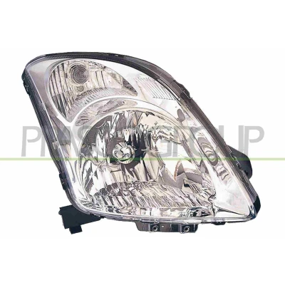 Immagine di PRASCO SZ0344803 fari Dx H4 cromo senza motore regolazione assetto SUZUKI: SWIFT 3