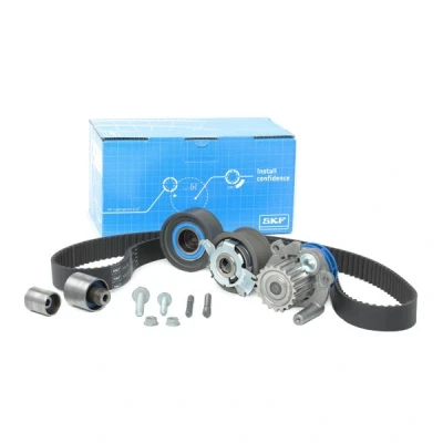 Immagine di SKF VKMC 01263 1 Pompa Acqua + Kit Cinghia Distribuzione con guarnizioni tirante a vite 160 AUDI: Q5, A4 B8 Avant, Allroad mister auto,