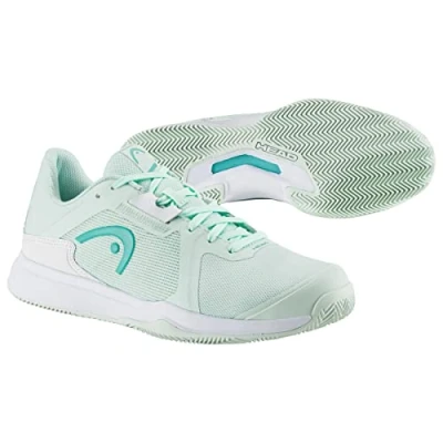 Immagine di Head Sprint Team 3.5 Donne in Terra Battuta, Scarpe da Bambini Donna, Aqua/White, 42 EU