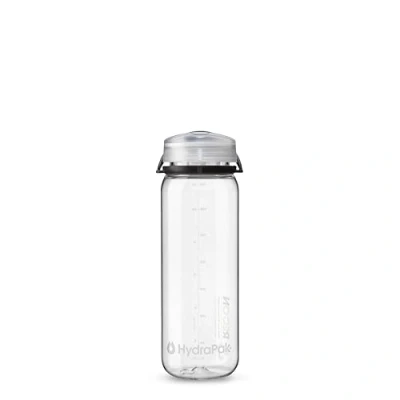 Immagine di HydraPak Recon Bottiglia d&#039;Acqua in Plastica Riciclata al 50%, Eco Friendly e Senza BPA, Tappo a Vite Flusso Regolare, Facile da Trasportare (1 L, Trasparente/Nero Bianco)