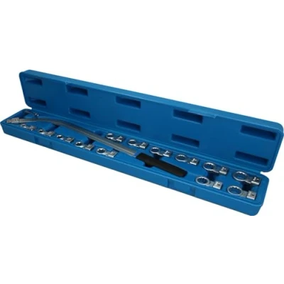 Immagine di BRILLIANT TOOLS 15 pezzi Interchangeable belt tensioner wrench set, Con Robusta Valigetta Blu.